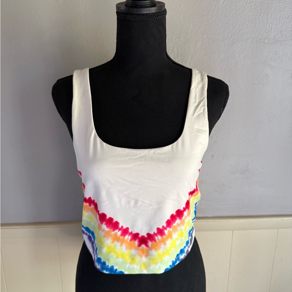 Fabletics tie-dye cropped tank top🌈